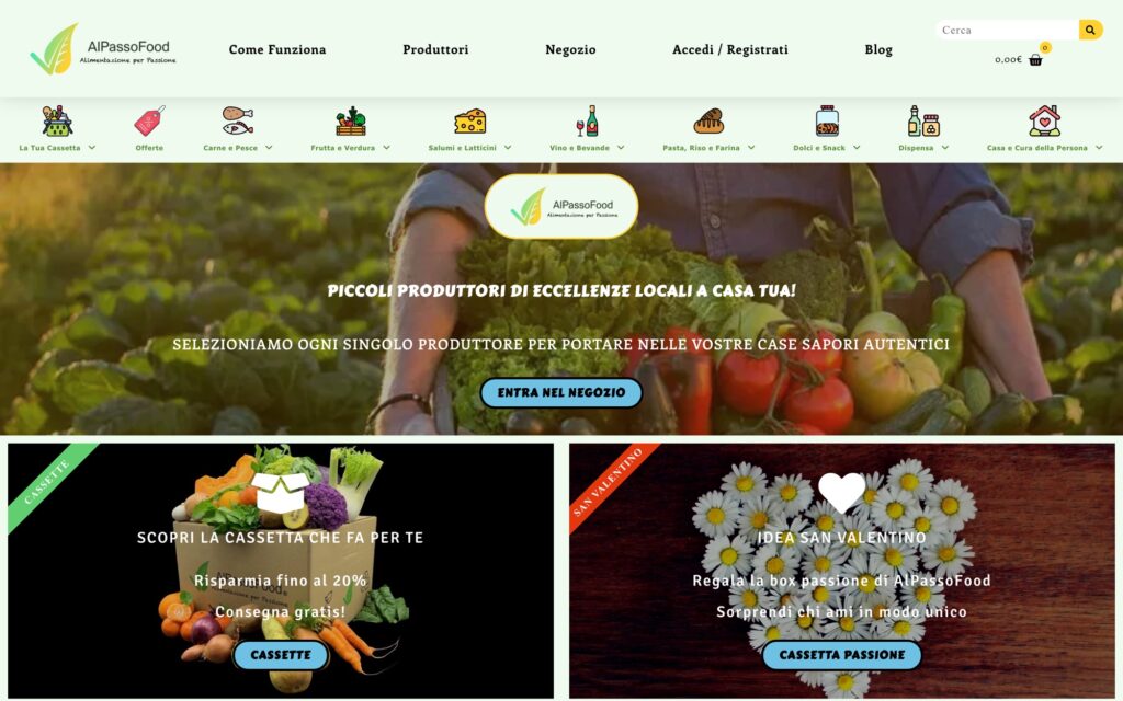 Screenshot Alpassofood.com