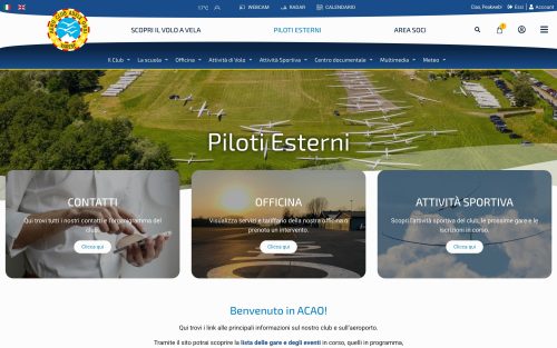 acao.it piloti esterni (screenshot desktop)