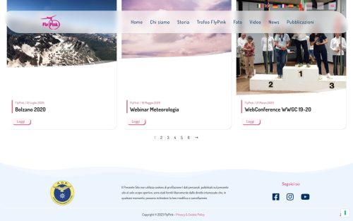 flypink.it categoria news (screenshot desktop)
