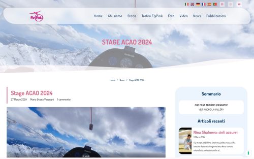 flypink.it stage acao 2024 (screenshot desktop)