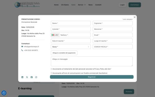 gestioneqsa.it corsi (screenshot desktop) (2)