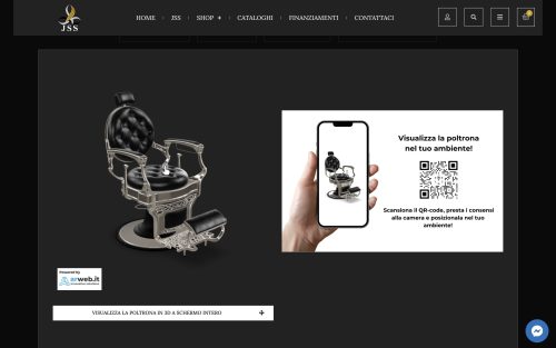 jssarredamenti.com prodotto poltrona maschile da barbiere mae silver arredamenti parrucchiere barber shop (screenshot desktop) (4)