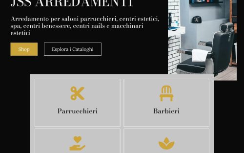 jssarredamenti.com (screenshot tablet)
