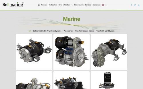 Screenshot Bellmarine.tech En Products Page Marine Products Page