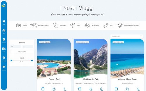 Screenshot Ceccoluino.it I Nostri Viaggi