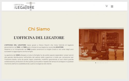 Screenshot Officinadellegatore.it Officina