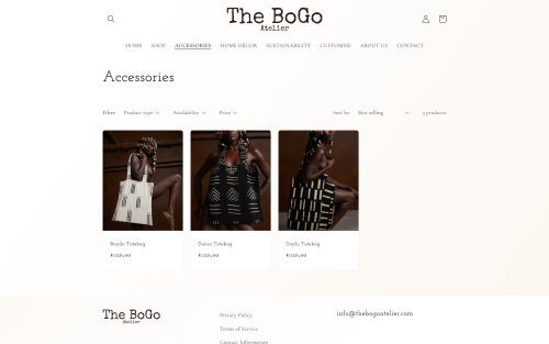 thebogoatelier.com collections accessories(screenshot desktop)