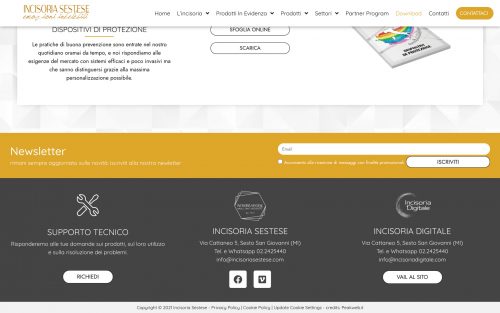 www.incisoriasestese.com download (screenshot desktop)