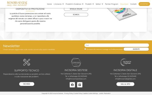 www.incisoriasestese.com download (screenshot desktop)