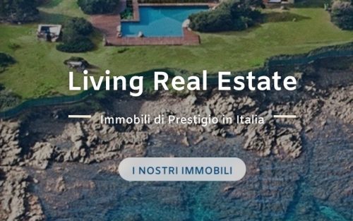 www.living realestate.it (screenshot mobile)