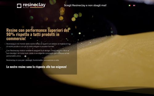 www.resineclay.com (screenshot desktop)