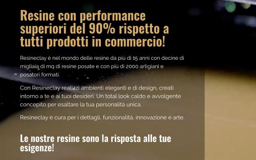 www.resineclay.com (screenshot tablet)