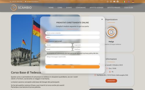 www.viviscambio.it corso corso base di tedesco a1 (screenshot desktop) (1)