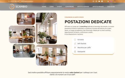 www.viviscambio.it coworking (screenshot desktop)